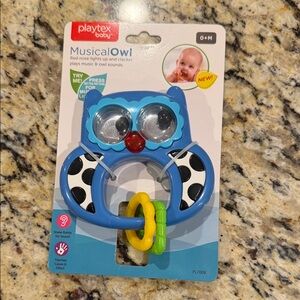 Playtex Musical Owl Baby Toy - Blue